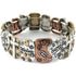 Western Serenity Courage Wisdom Prayer Bible Heart Cross Stretch Bracelet