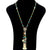 Faith Love Hope Snow Globe with Heart Cross Charms Chain Necklace