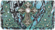 Camouflage Bling Shine Floral Cross Wallet