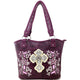 Floral Bloom Embroidery Cross Crossbody