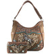 American Horse Tooled Tote Purse Wallet Set
