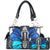 Abstract Butterfly Color Buckle Studded Handbag Wallet Set