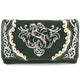 American Horse Floral Wallet