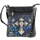 Camouflage Bling Shine Floral Cross Crossbody