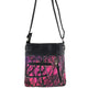 Camouflage Bling Shine Floral Cross Crossbody