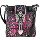 Camouflage Bling Shine Floral Buckle Crossbody