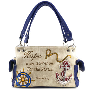 Hope is an Anchor for the Soul Nautica Handbag