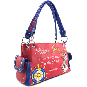 Hope is an Anchor for the Soul Nautica Handbag
