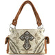 Fern Leaf Laser Cut Cross Handbag