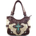 Turquoise Cross Western Tote Purse