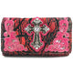 Camouflage Bling Shine Floral Cross Wallet