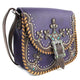 Spring Moccasin Floral Buckle Crossbody