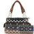 Concho Native Textile Pattern Handbag Wallet Set