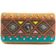 Concho Native Textile Pattern Wallet