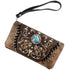 Swirly Vines Concho Embroidery Wallet