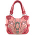 Poppy Flower Buckle Tote Purse