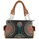 Concho Fringe Native Studded Handbag