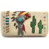 Indian Chieftain Headdress War Bonnet Embroidery Wallet