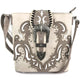 Longhorn Buckle Western Studded Crossbody