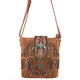 Longhorn Buckle Western Studded Crossbody