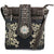 Floral Bloom Embroidery Concho Crossbody