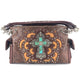 Original Cross Turquoise Floral Carving Handbag