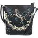 Mustang Horse Floral Embroidery Crossbody