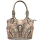 Clydesdale Buckle Studded Tooled Tote Purse