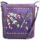 Colorful Native Feather Arrows Crossbody