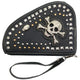 Rhinestone Skull Studded Gun Shaped Crossbody Pouch